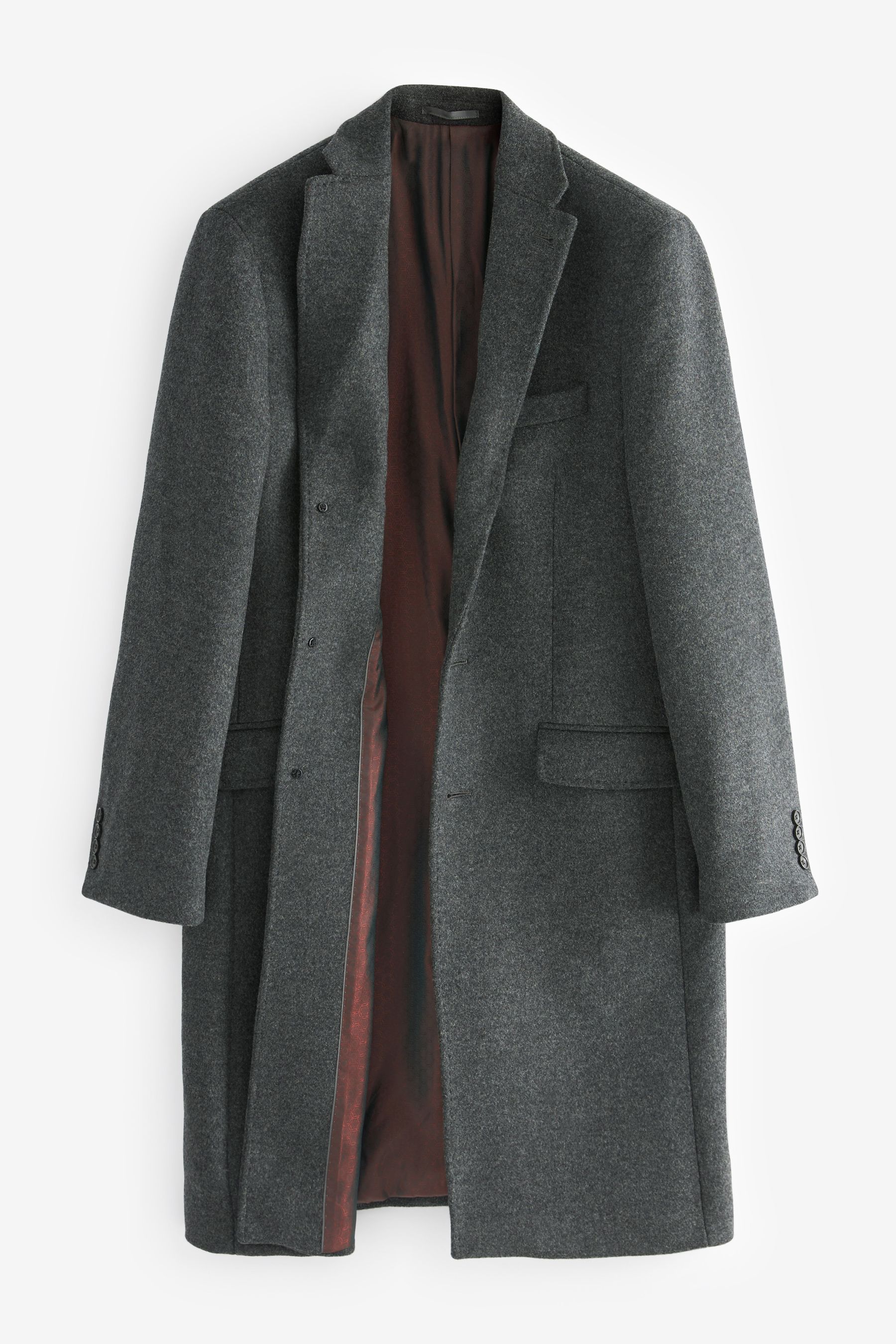 Tommy hilfiger italian wool topcoat on sale