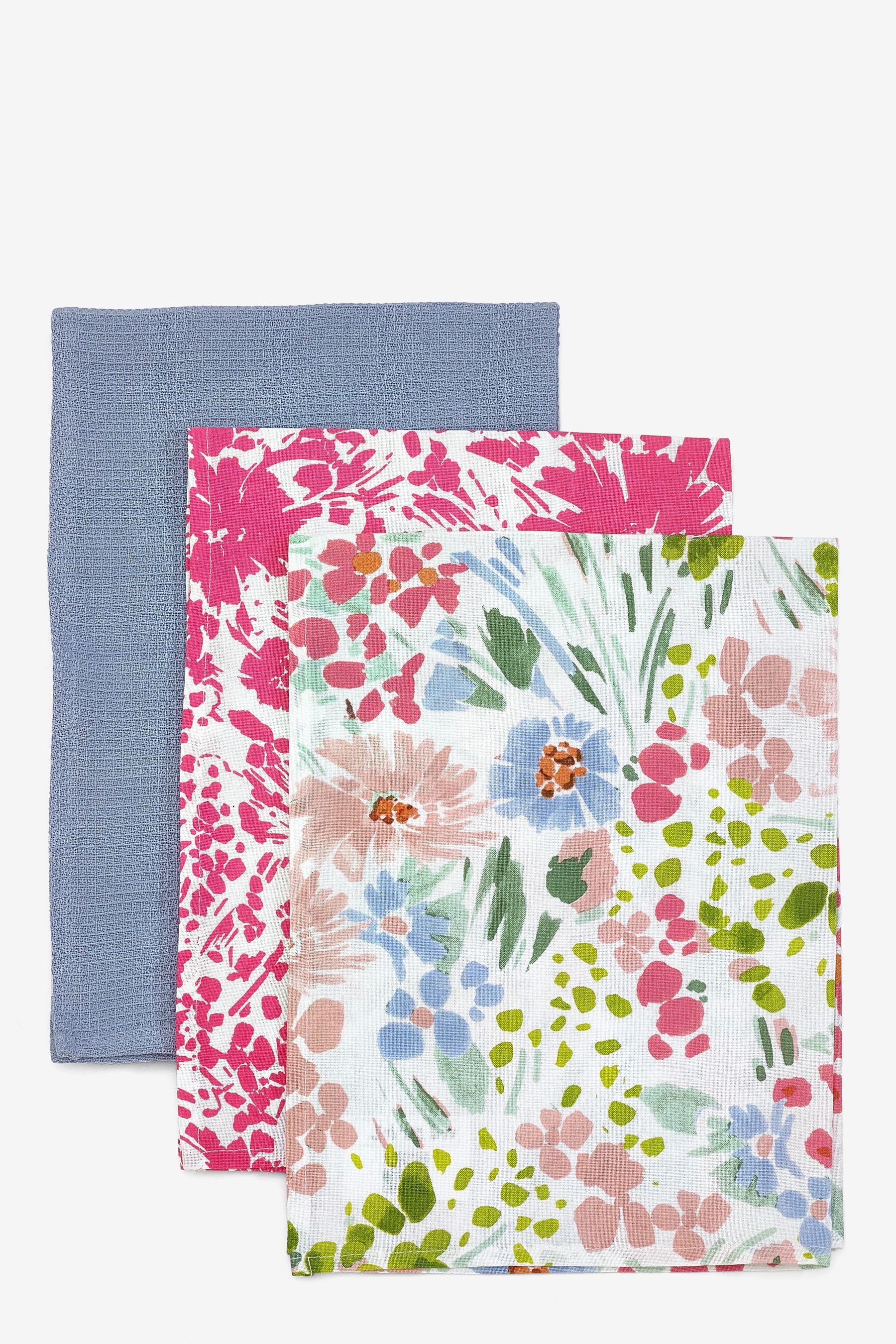 Floral print towels on sale
