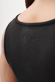 Black/Berry Thermal Vest Tops 2 Pack - Image 4 of 7