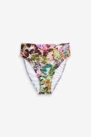 Multi Floral High Waist Bikini Bottoms - Image 6 of 7