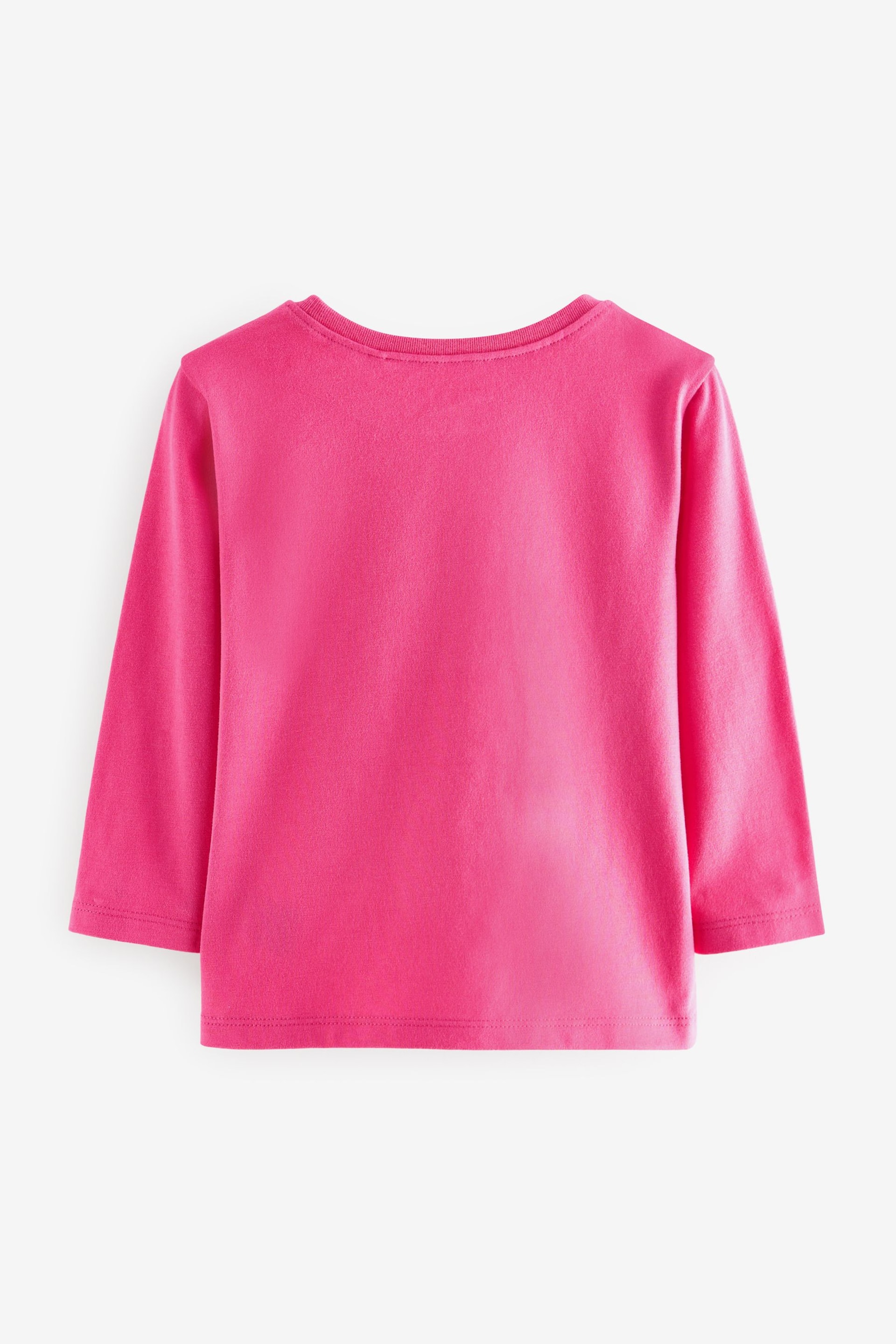 Bright Pink Unicorn Long Sleeve Character T-Shirt (3mths-7yrs) - Image 6 of 7