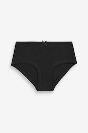Black Elastic Hipster Briefs 10 Pack (2-16yrs) - Image 2 of 3