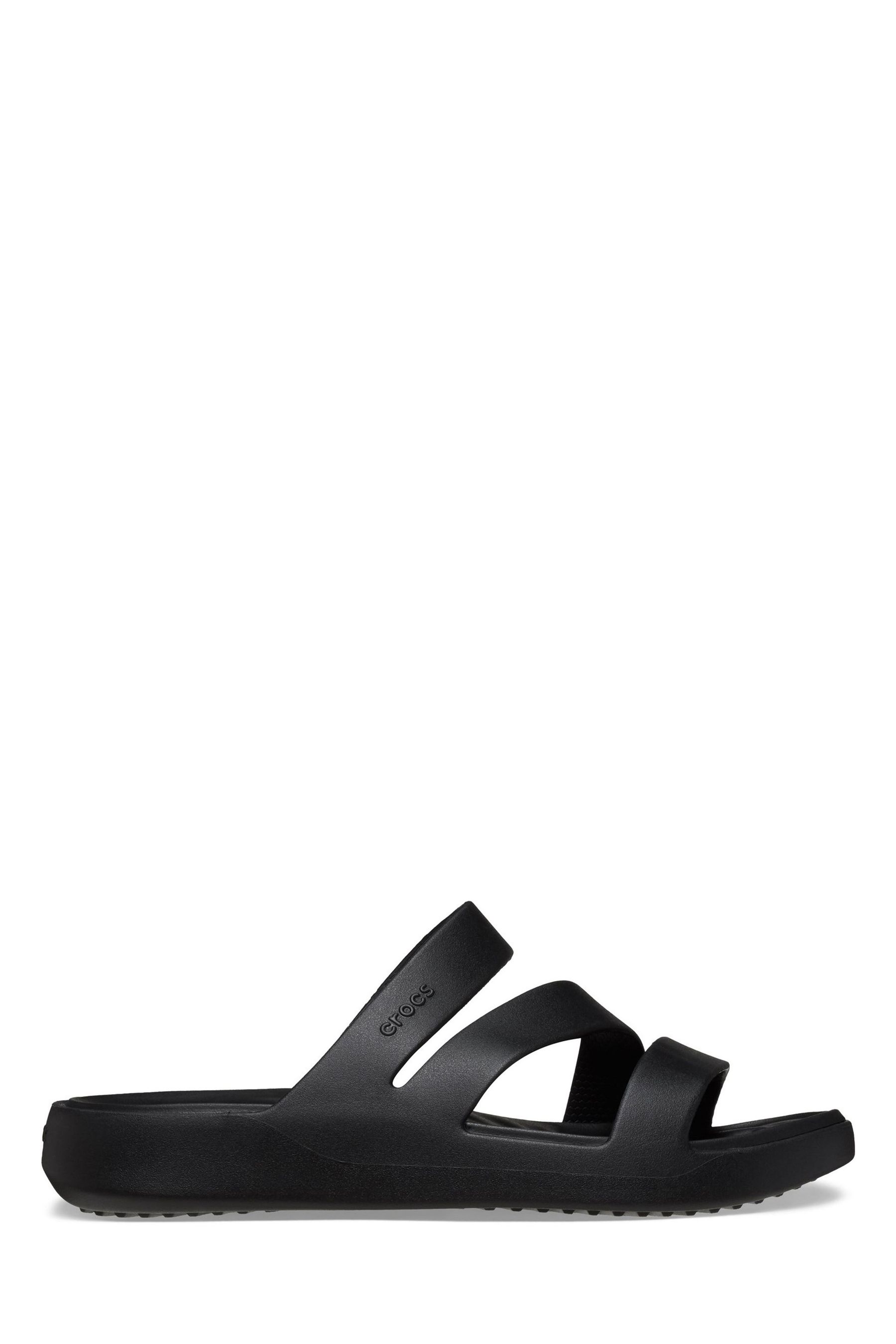 Strappy croc sandals online