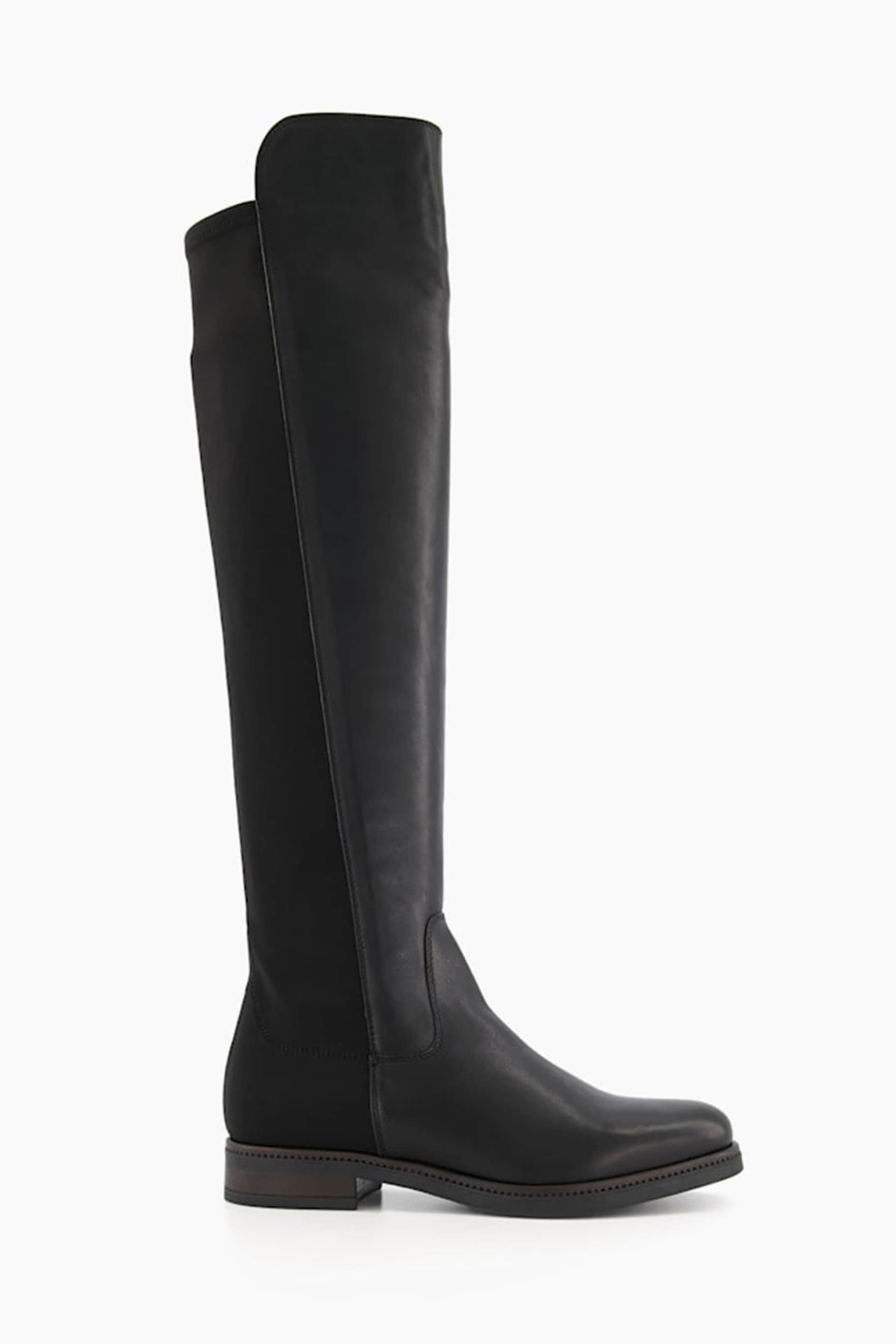 Buy Dune London Black Tropic Over The Knee Stretch Boots from Next Luxembourg
