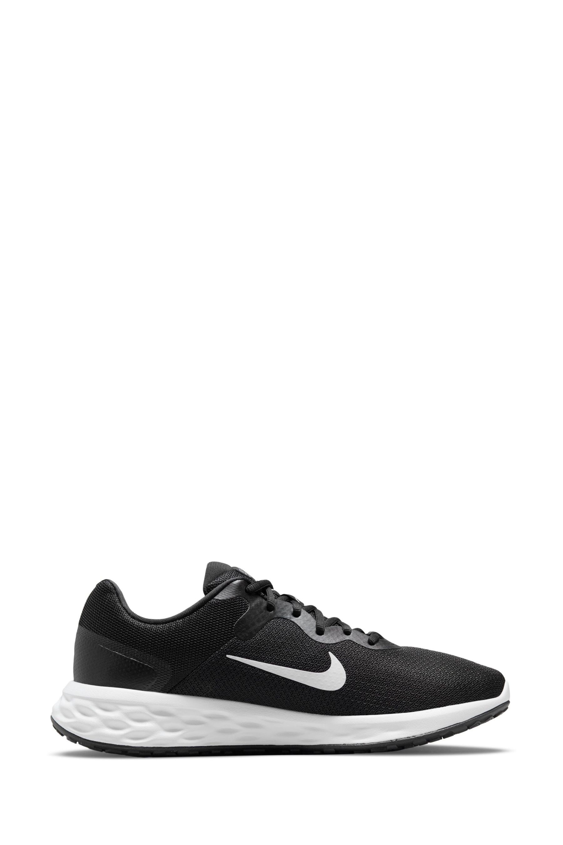 Buy Nike Black Revolution 6 Running Trainers Extra Wide from Next Luxembourg