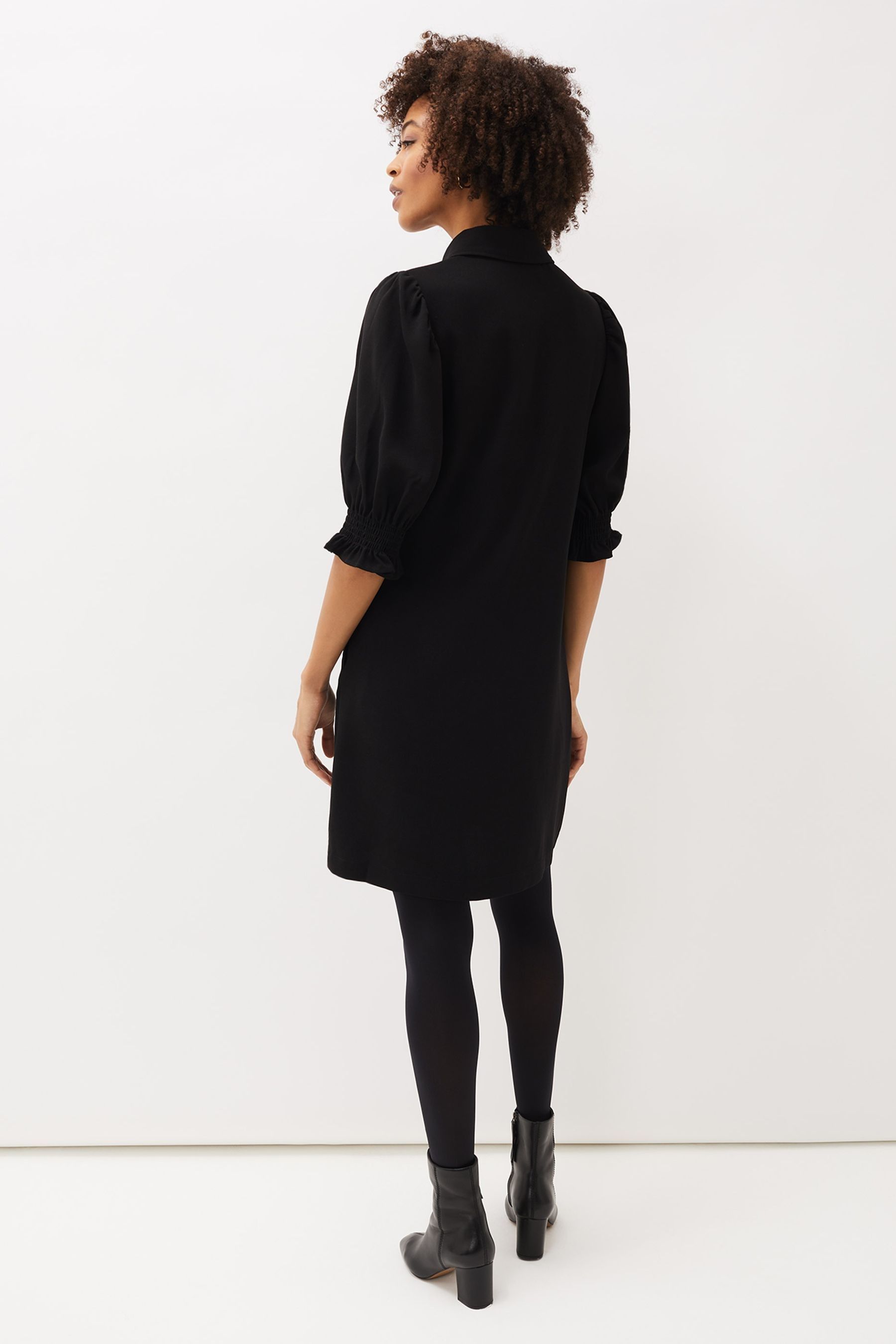 Buy Phase Eight Black Puff Sleeve Womens Candice Dress from the Next UK online shop