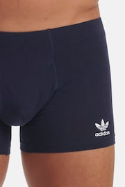 adidas Natural Cotton Flex 3 Stripe Boxers 3 Pack - Image 8 of 11