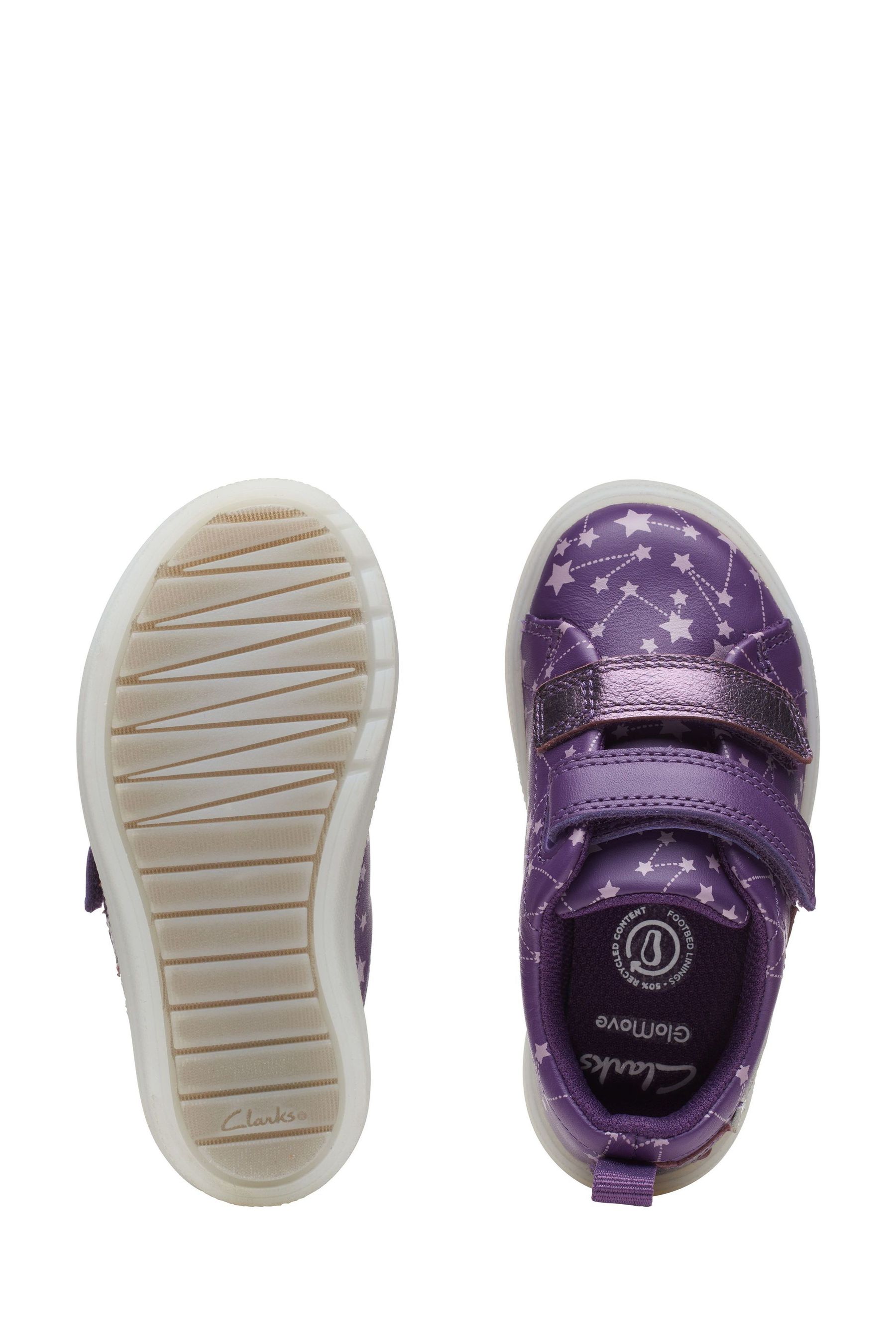 Buy Clarks Purple Flare Fly Wide Fit Shoes from the Next UK online shop