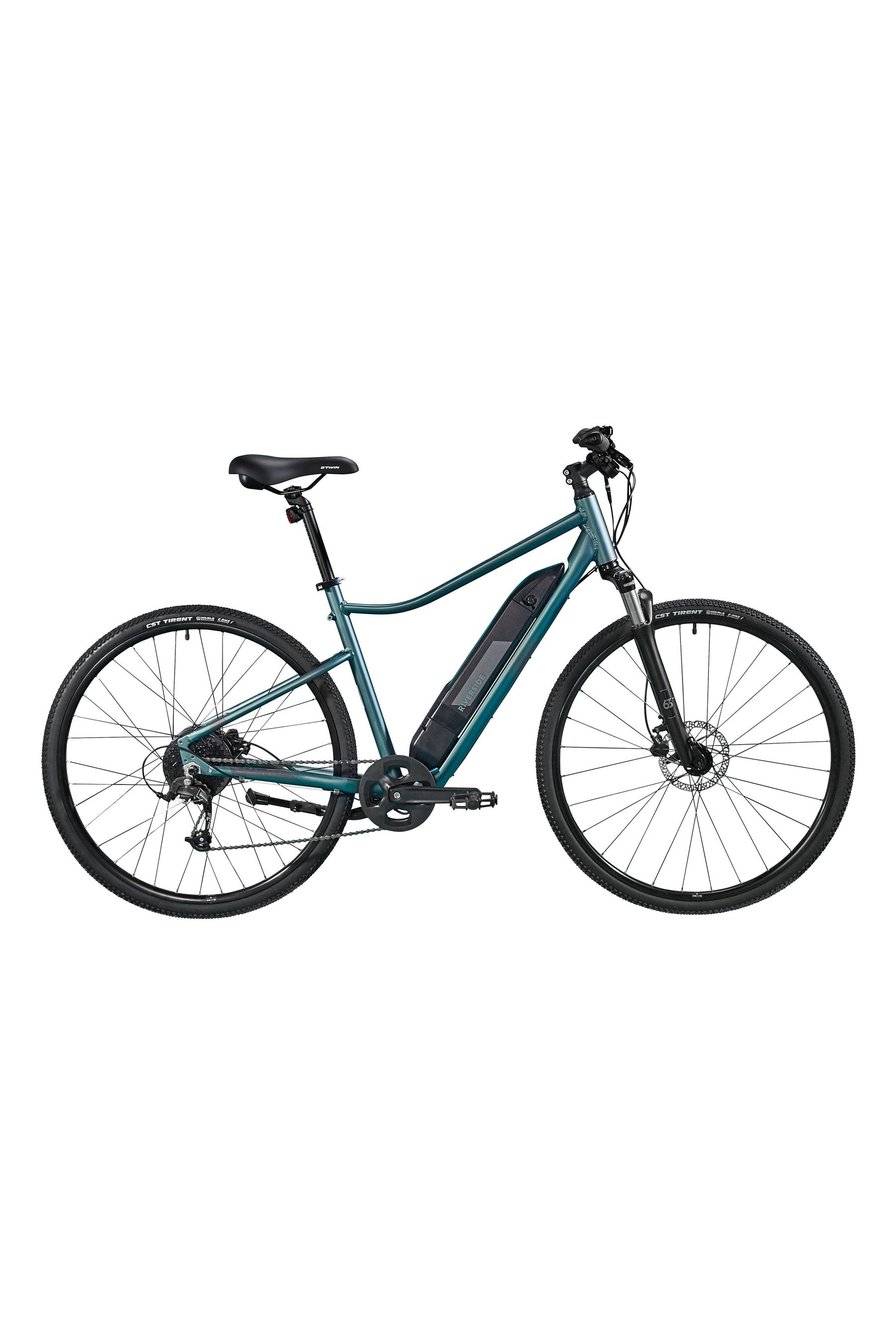 Buy Decathlon Green Riverside 500 E Size Xl Electric Hybrid Bike from the Next UK online shop