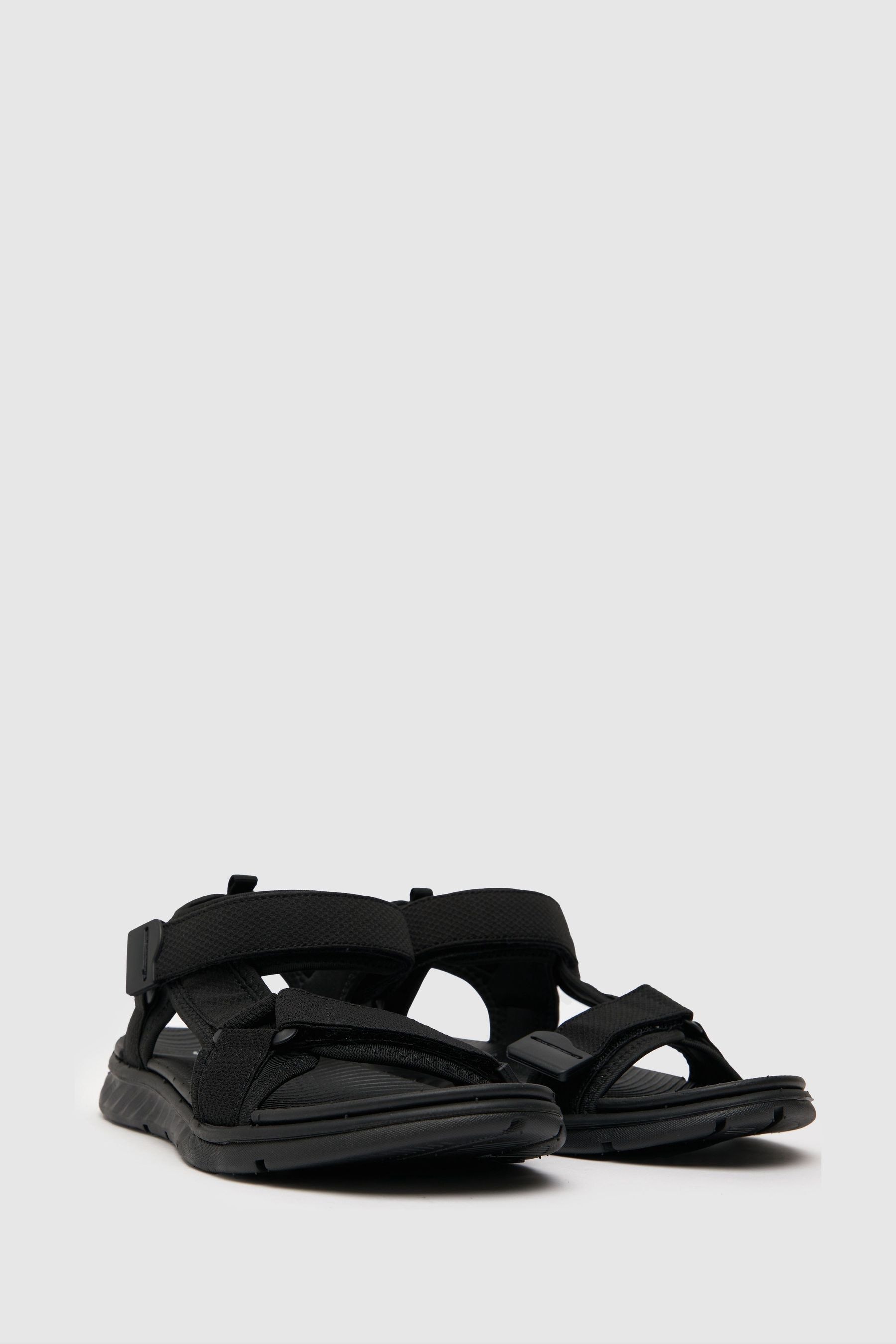 Buy Schuh Scott Adventure Black Sandals from Next USA