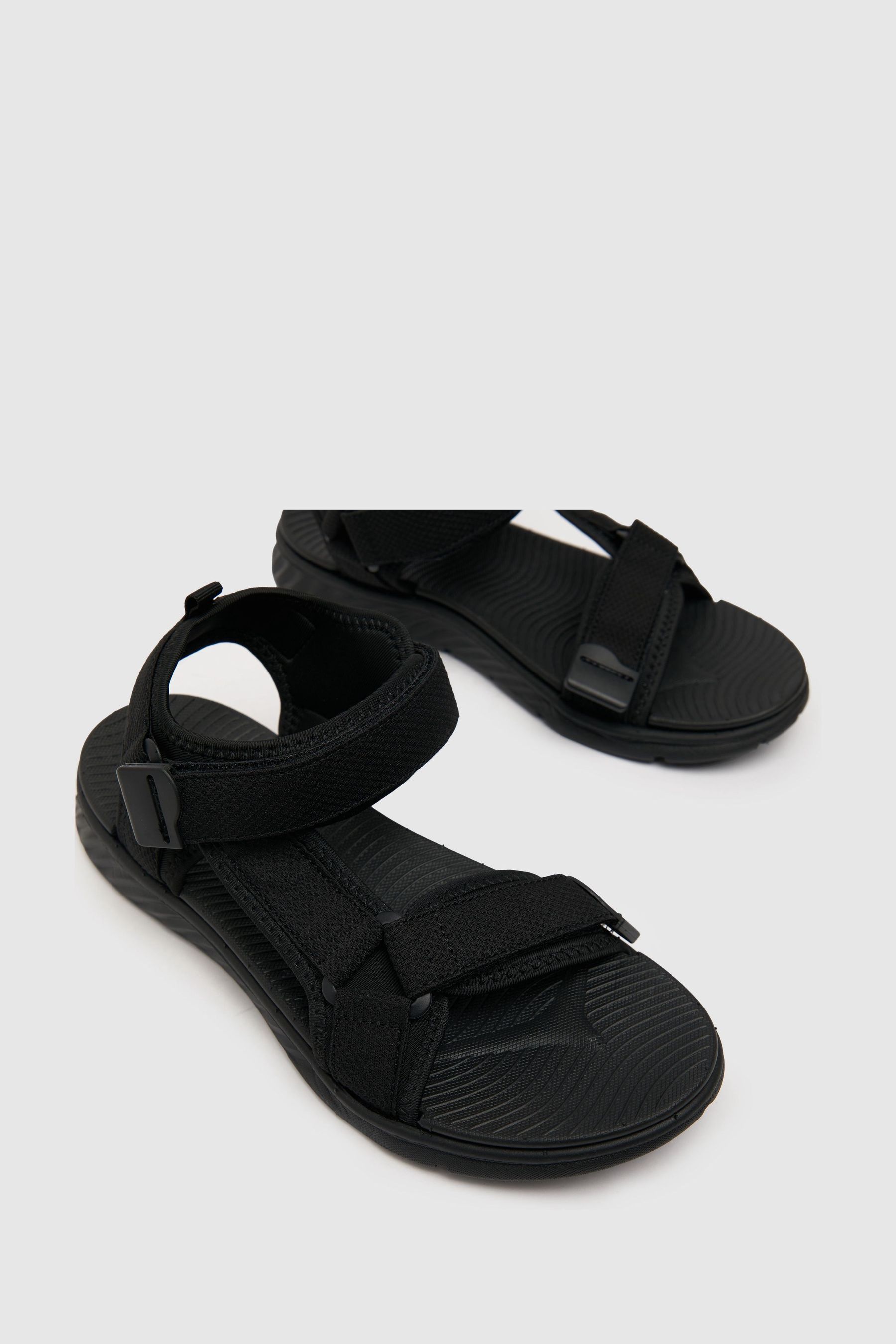 Buy Schuh Scott Adventure Black Sandals from Next USA