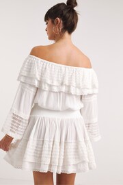 Figleaves Frida Beach Co-Ord White Cover-Up - Image 2 of 4