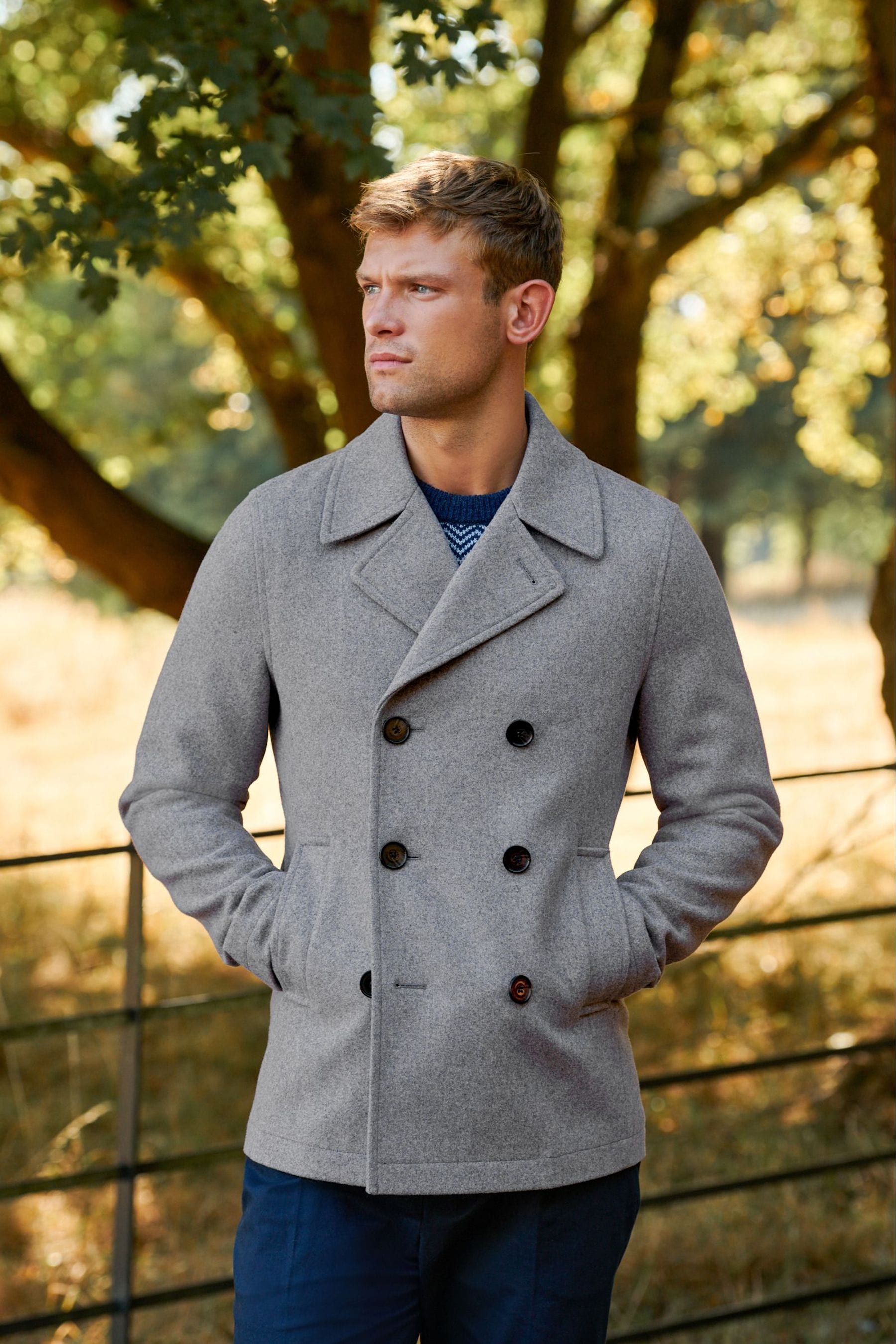 Wool pea coat on sale