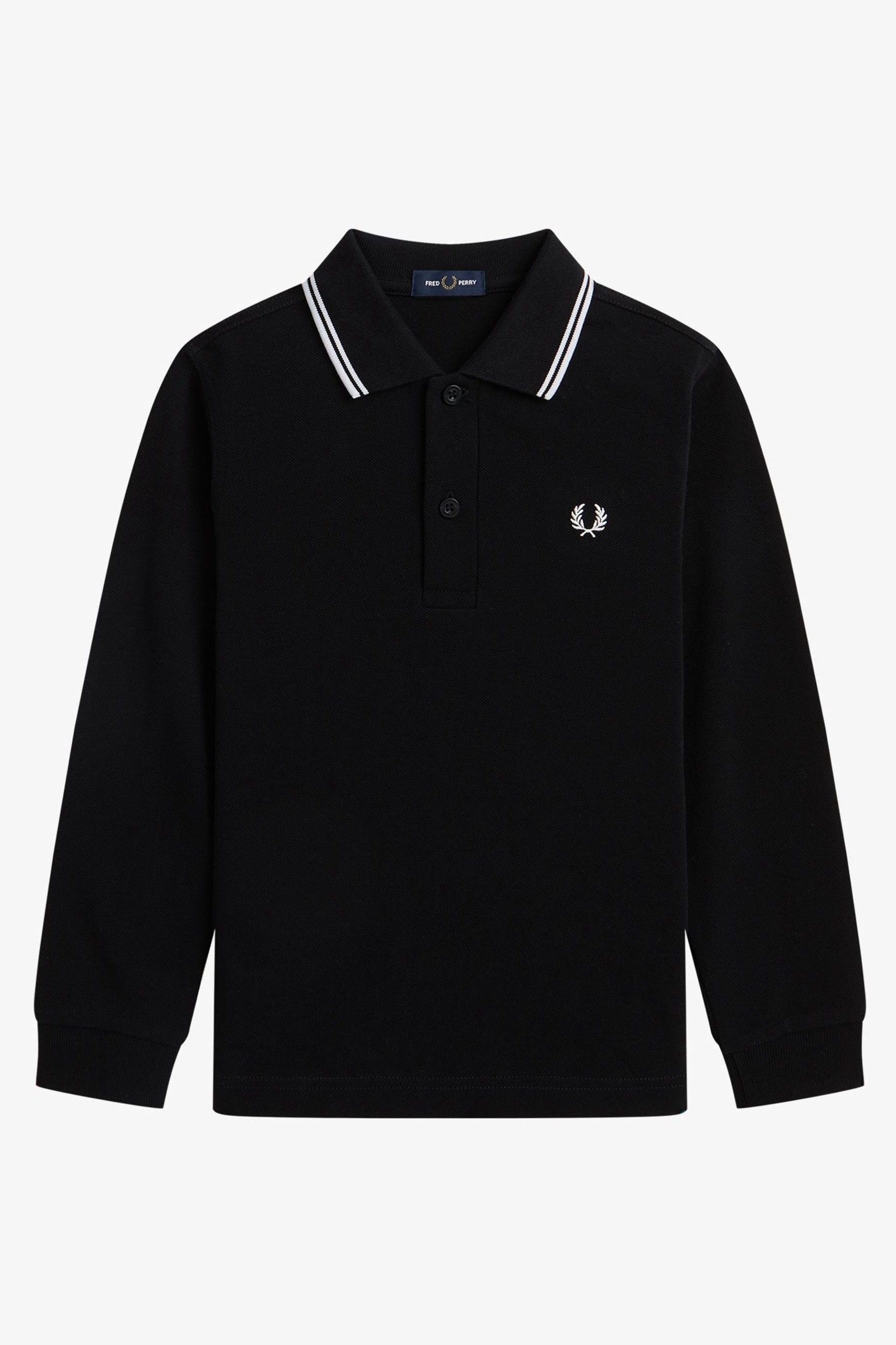 Buy Fred Perry Kids Long Sleeve Twin Tipped Polo Shirt from Next United Arab Emirates