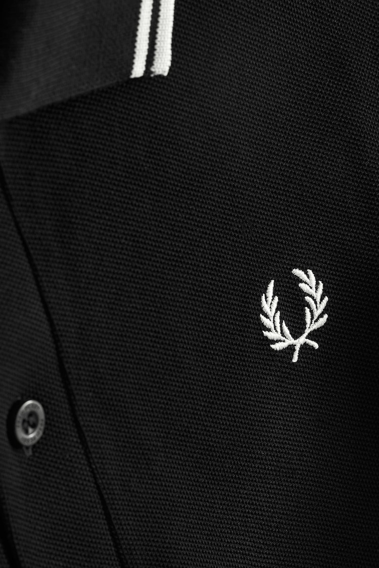 Fred Perry Kids Long Sleeve Twin Tipped Polo Shirt - Image 5 of 5