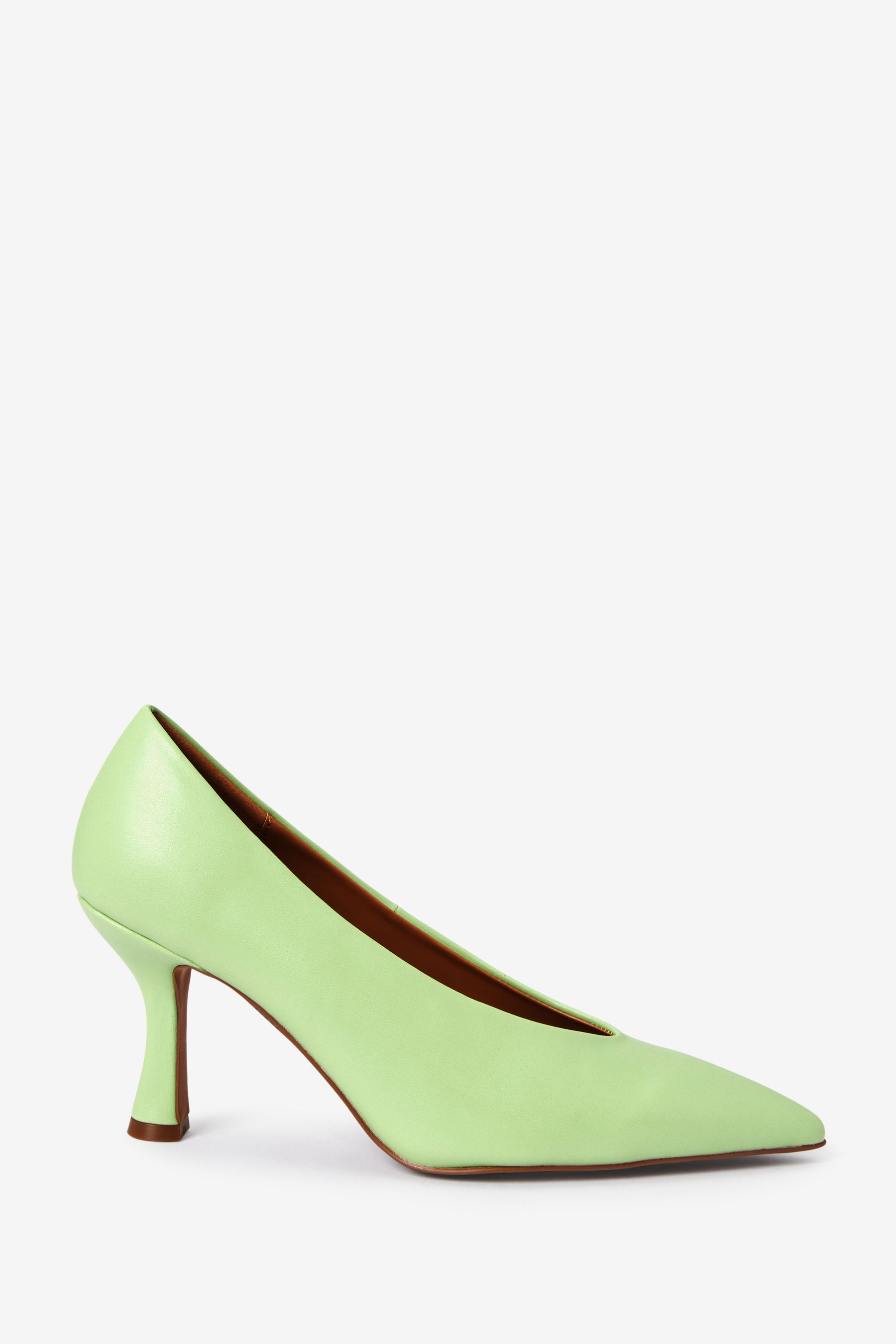 Buy Lime Green Forever Comfort Point Toe Court Shoes from Next Luxembourg