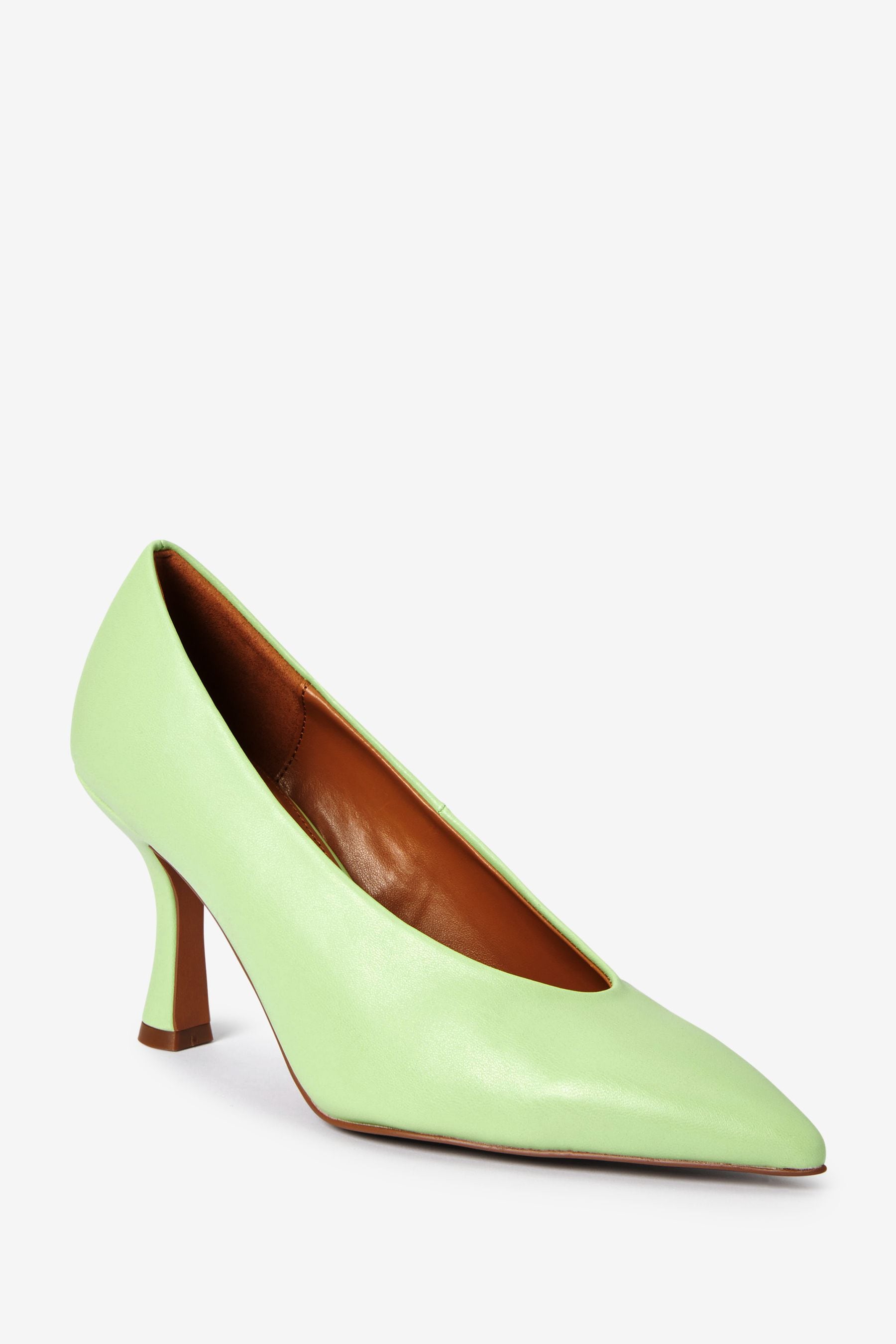 Buy Lime Green Forever Comfort Point Toe Court Shoes from Next Luxembourg