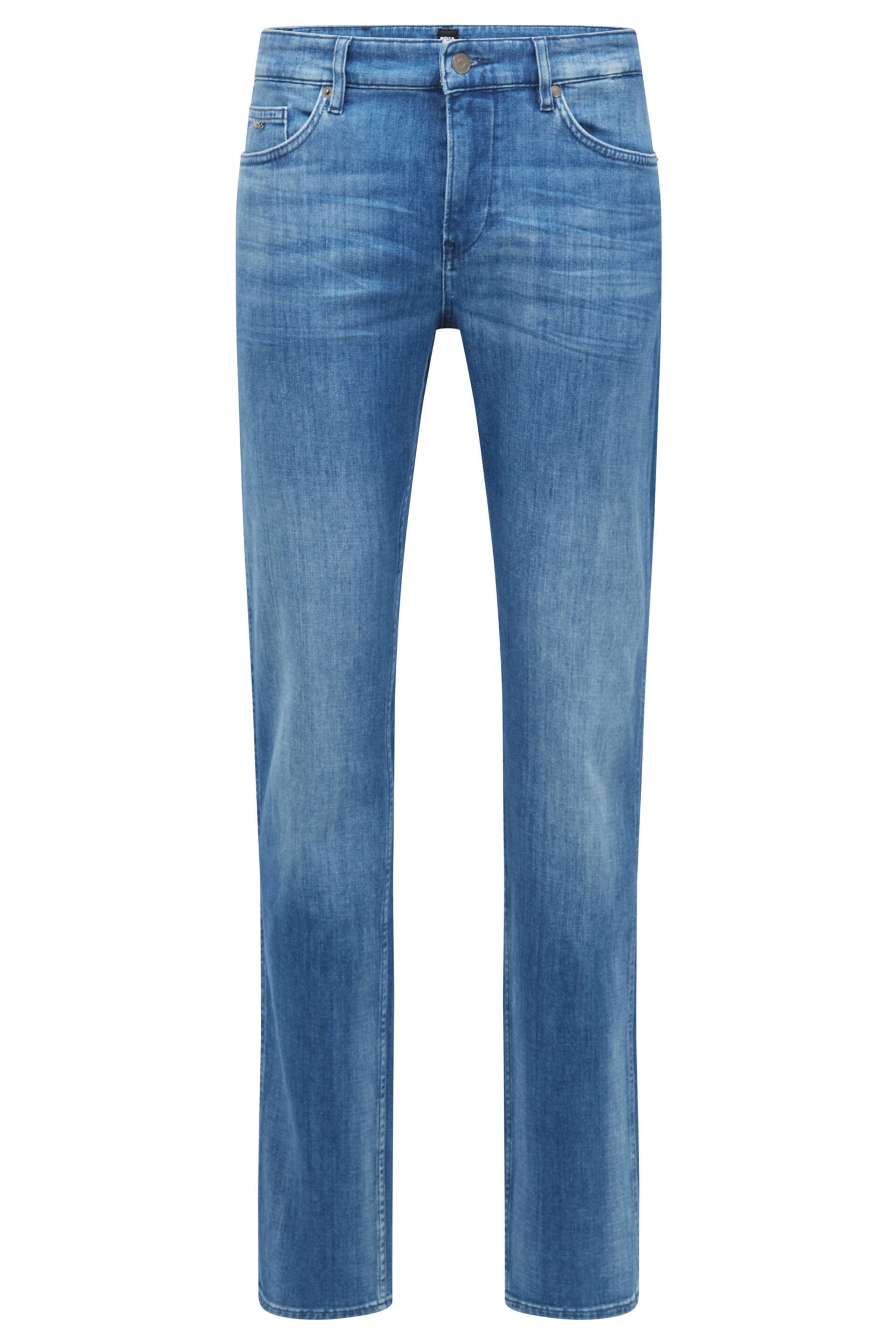 BOSS Light Blue Delaware Slim Fit Jeans - Image 5 of 5