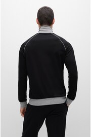 BOSS Black Mix & Match Tracksuit Zip Throught Sweatshirt - Image 2 of 5