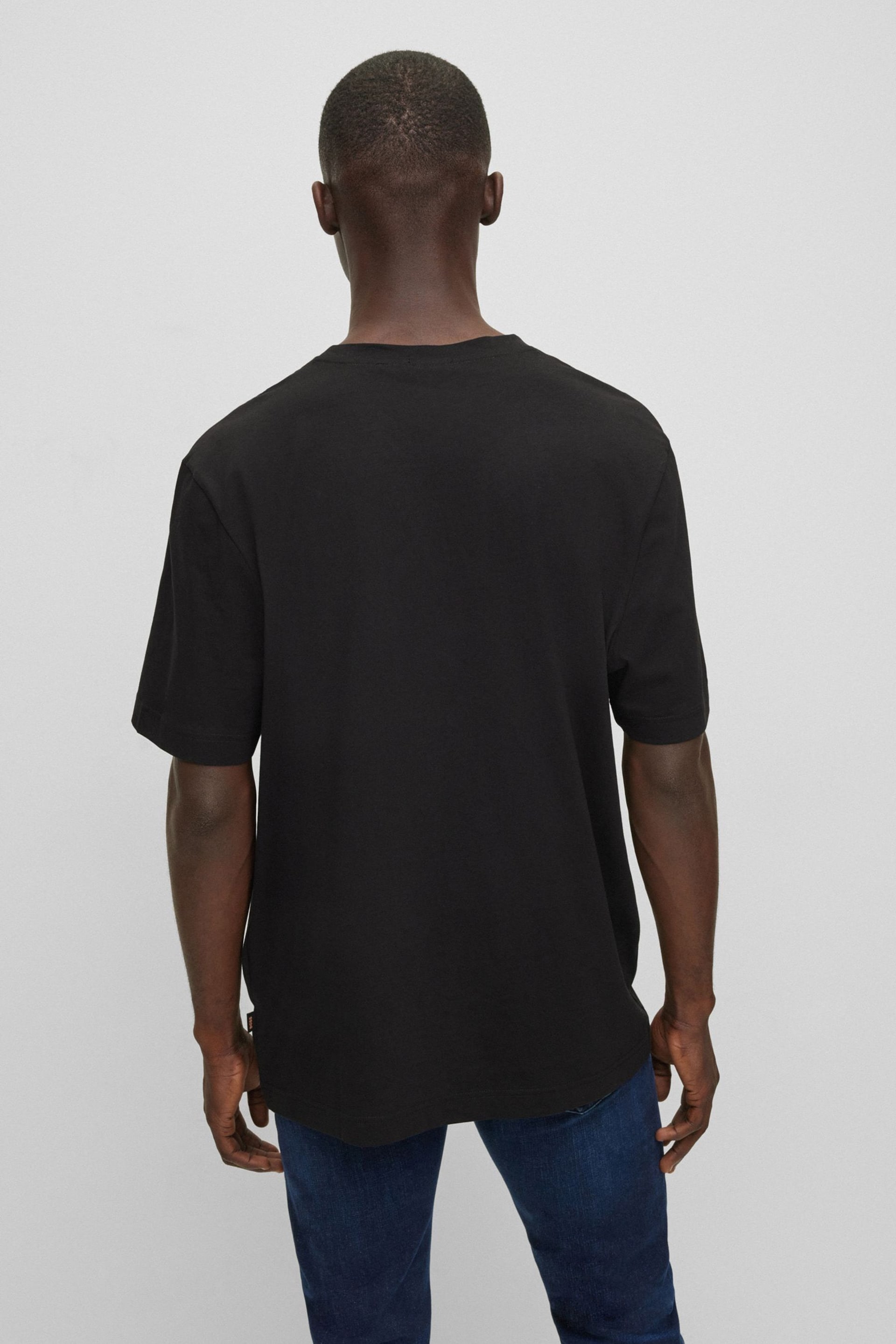 BOSS Black Relaxed Fit Central Logo T-Shirt - Image 2 of 4