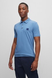 BOSS Light Blue Passenger Polo Shirt - Image 1 of 5