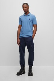 BOSS Light Blue Passenger Polo Shirt - Image 3 of 5