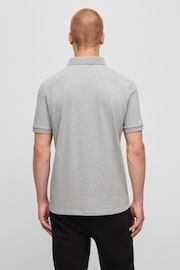 BOSS Grey Passenger Polo Shirt - Image 2 of 5