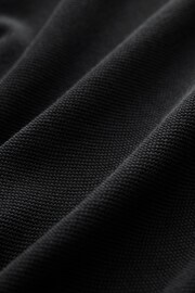 BOSS Black/Grey Tipping Pallas Pima Cotton Polo Shirt - Image 8 of 8