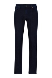 BOSS Dark Blue Delaware Slim Fit Stretch Jeans - Image 5 of 5