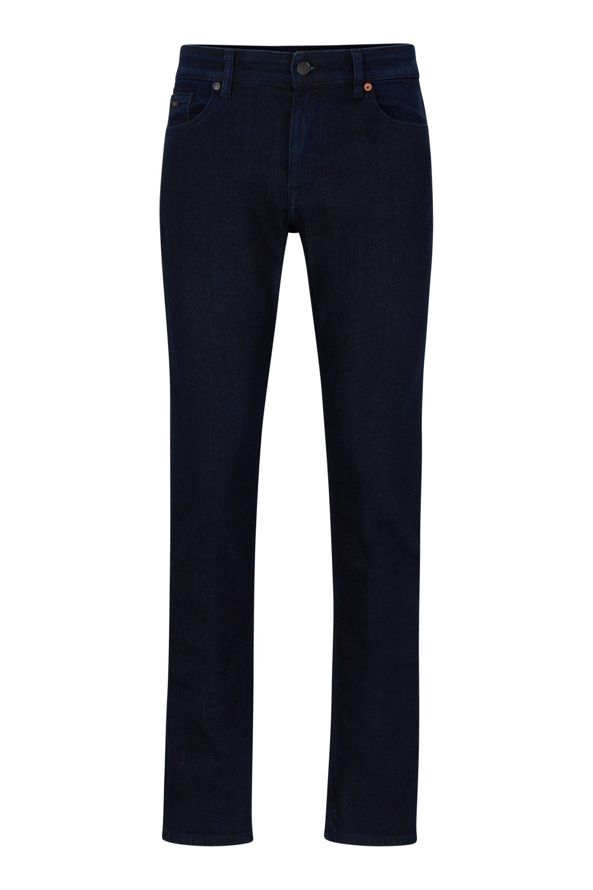 BOSS Dark Blue Delaware Slim Fit Stretch Jeans - Image 5 of 5