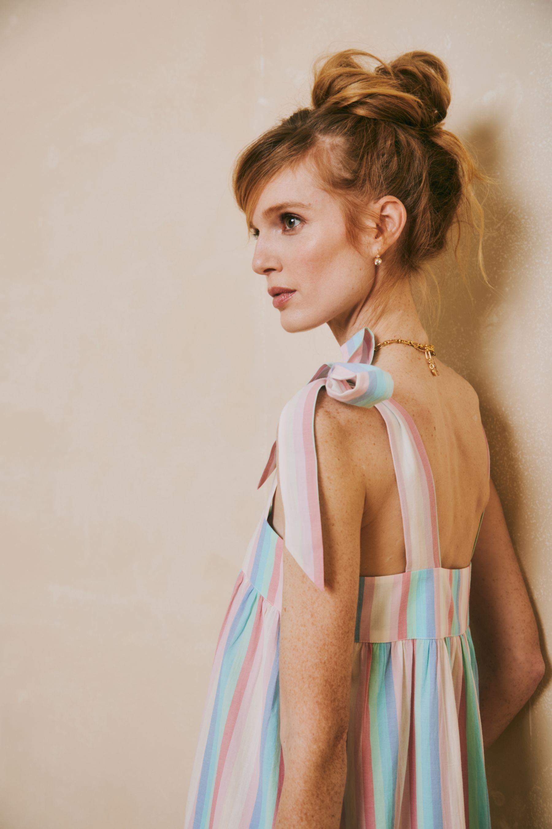 Buy Ophelia and Indigo Maisy Multi Stripe Maxi Dress from Next Luxembourg