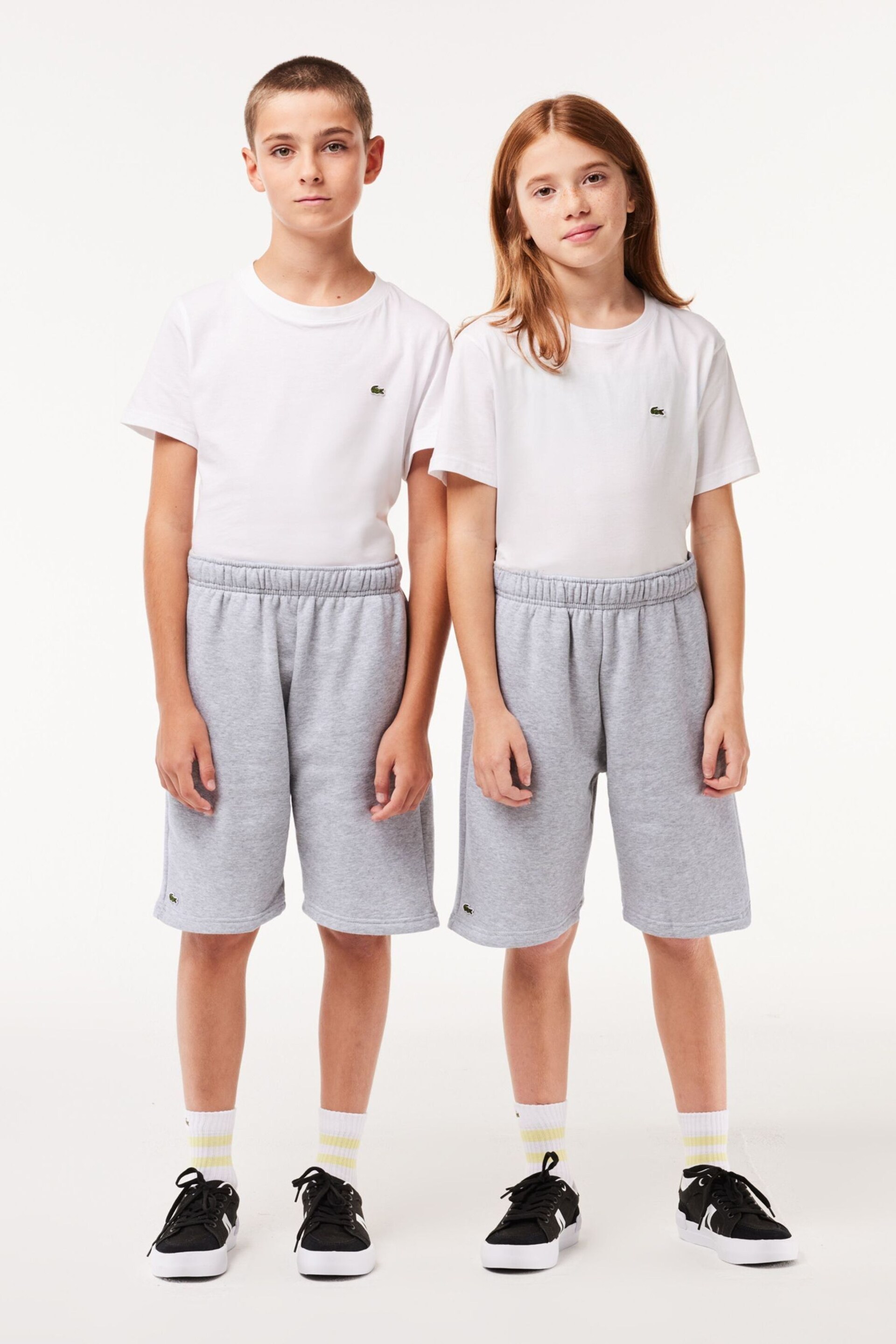 Lacoste Childrens Brushed Cotton Jersey Shorts - Image 3 of 3