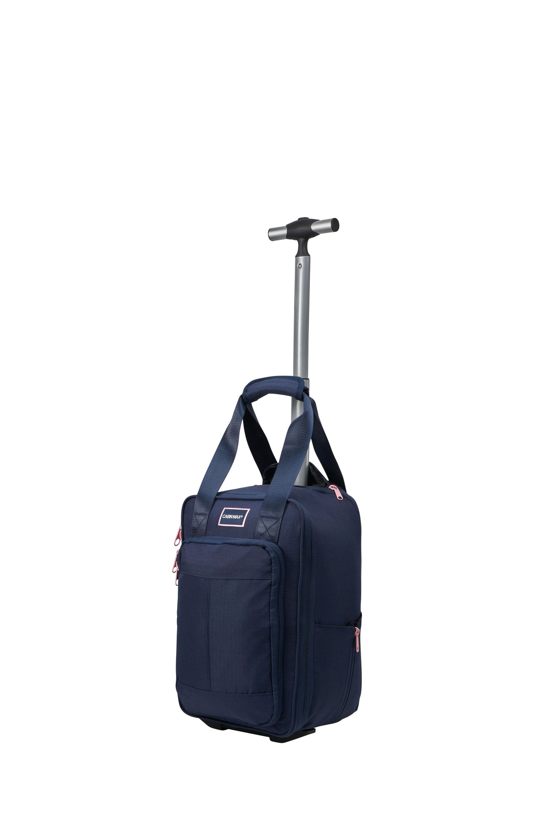 Buy Cabin Max Blue Narvik Stowaway 20L 40cm Cabin Trolley Bag from the Next UK online shop