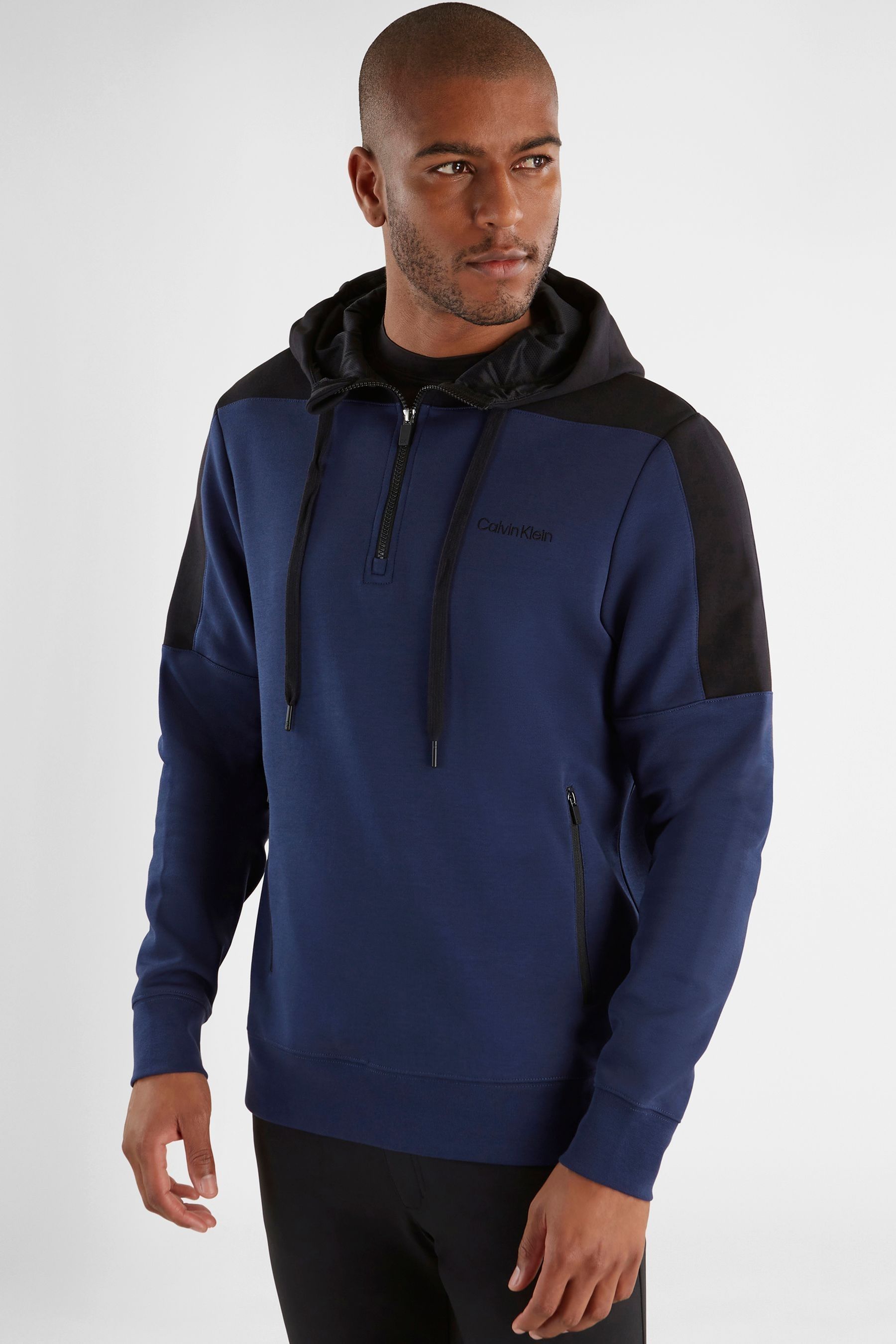 Calvin klein half zip hoodie best sale