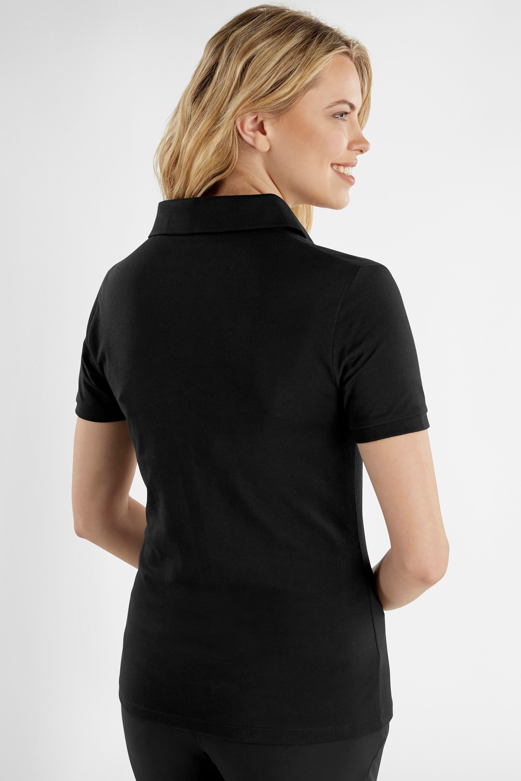 Buy Calvin Klein Golf Jenny Open Neck Black Polo Shirt from Next Luxembourg