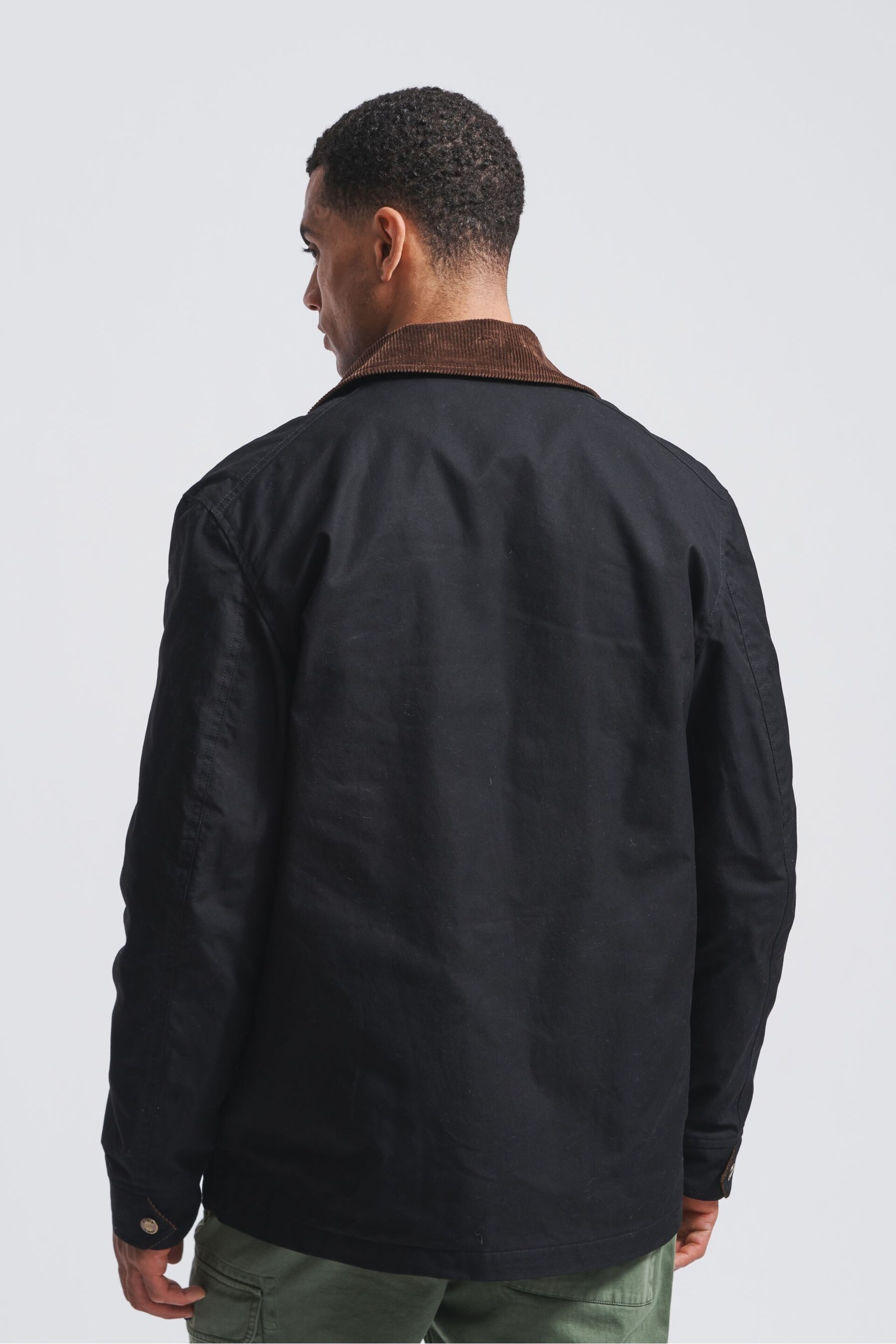 Aubin Black Crawley Wax Jacket - Image 2 of 6