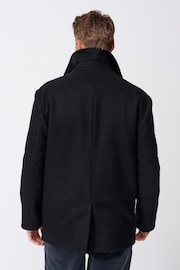 Aubin Blue Saltaire Wool Peacoat - Image 2 of 6