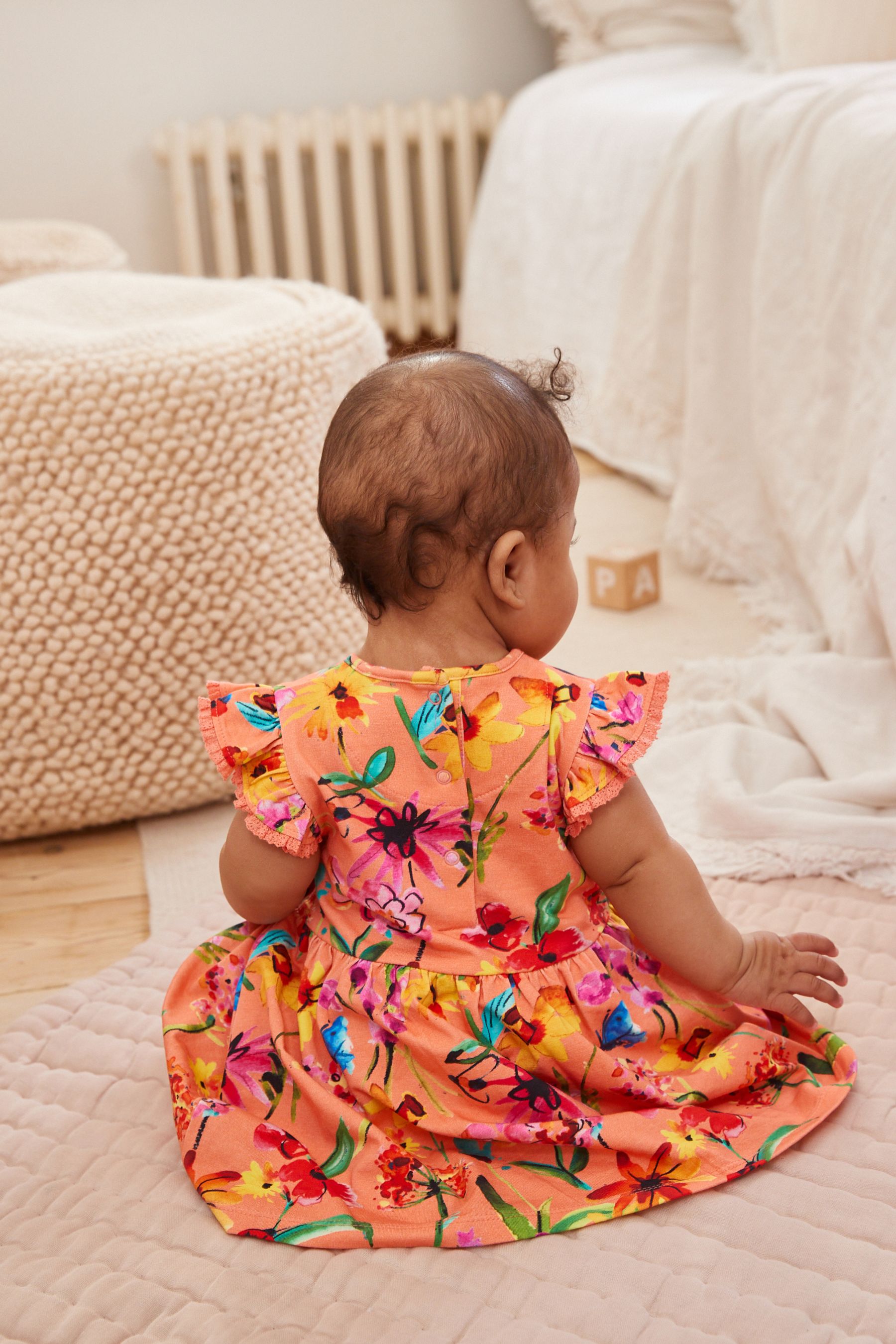 Coral baby dress deals
