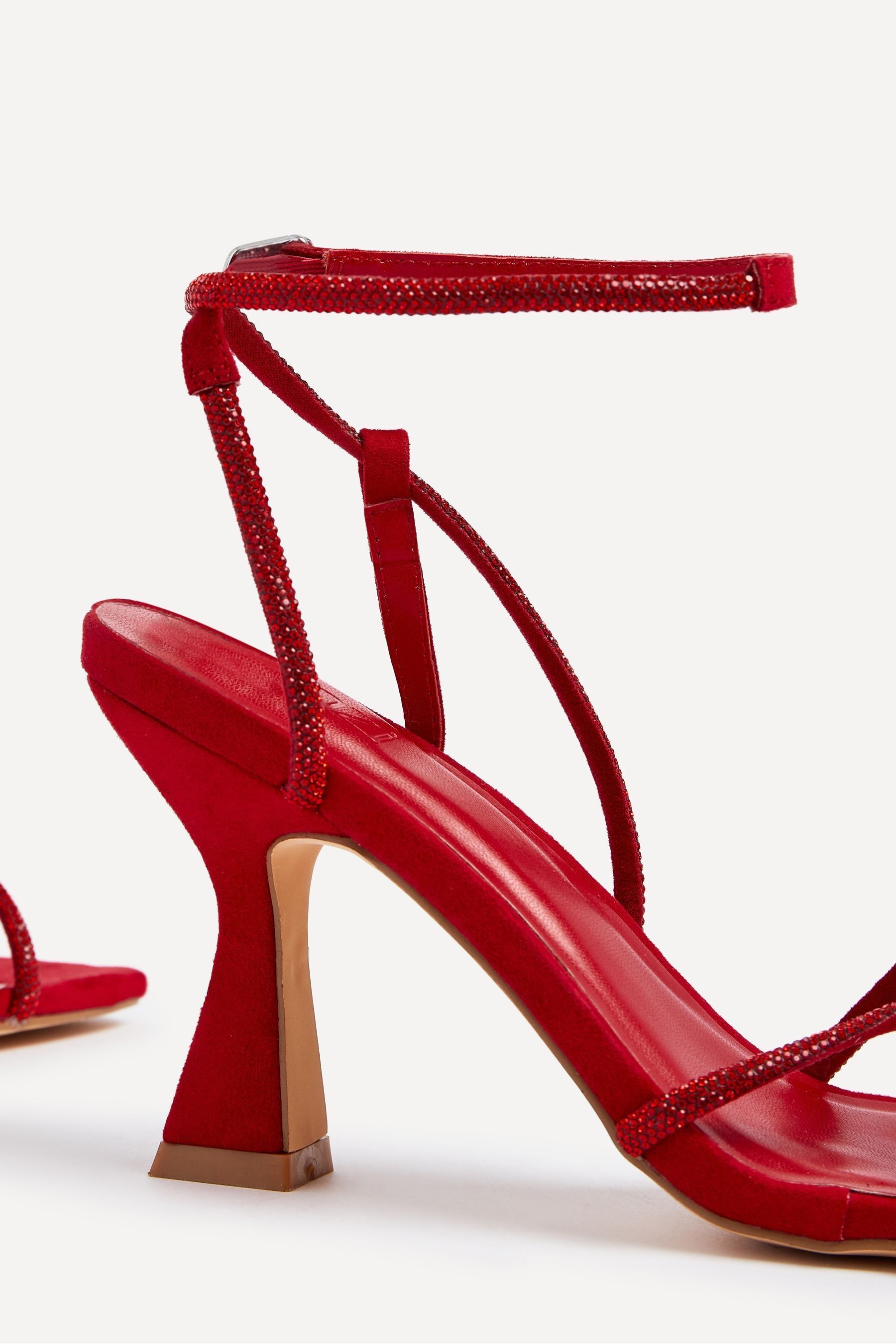 Red strappy heels uk 2025