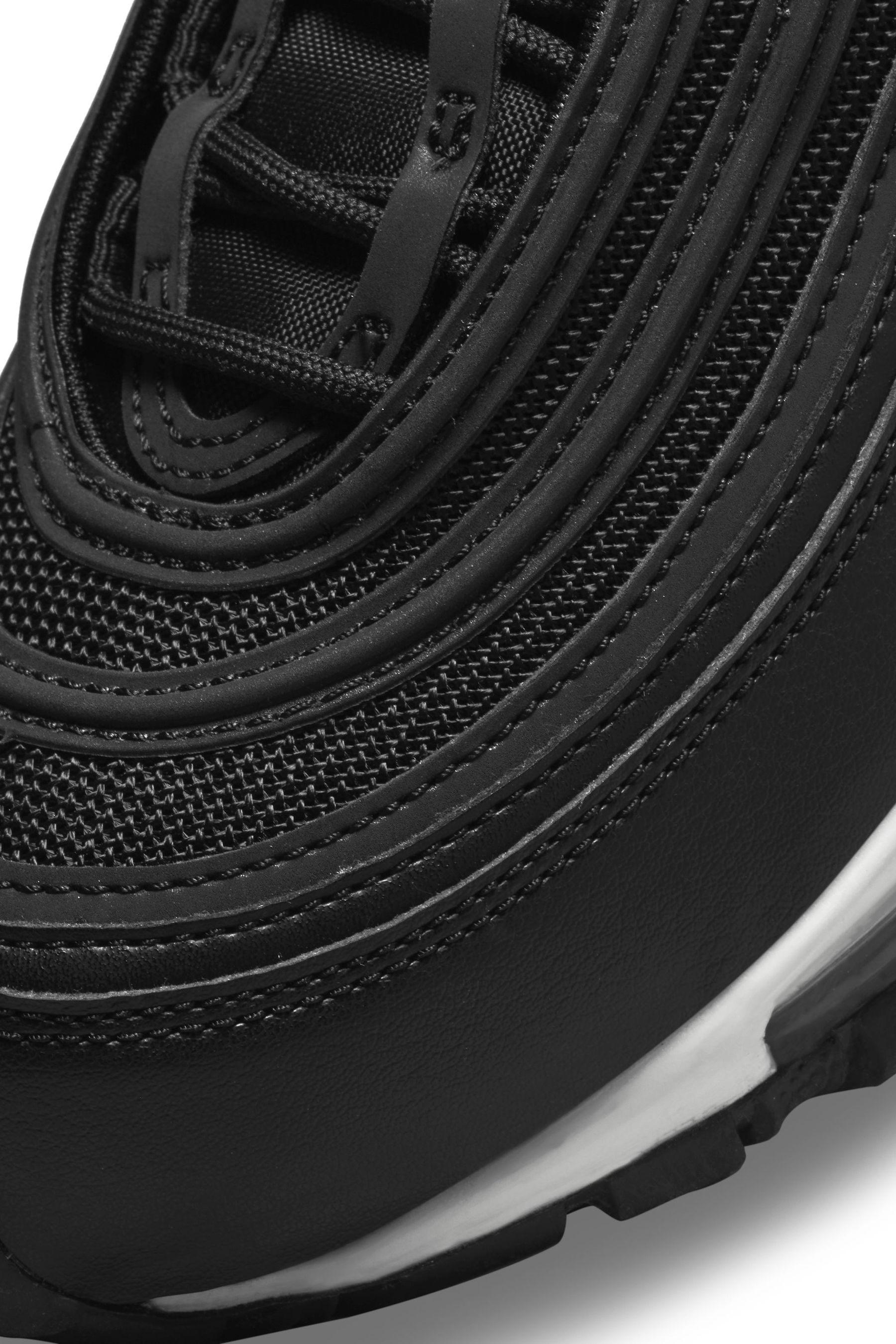 Nike black and white air max 97 trainers online