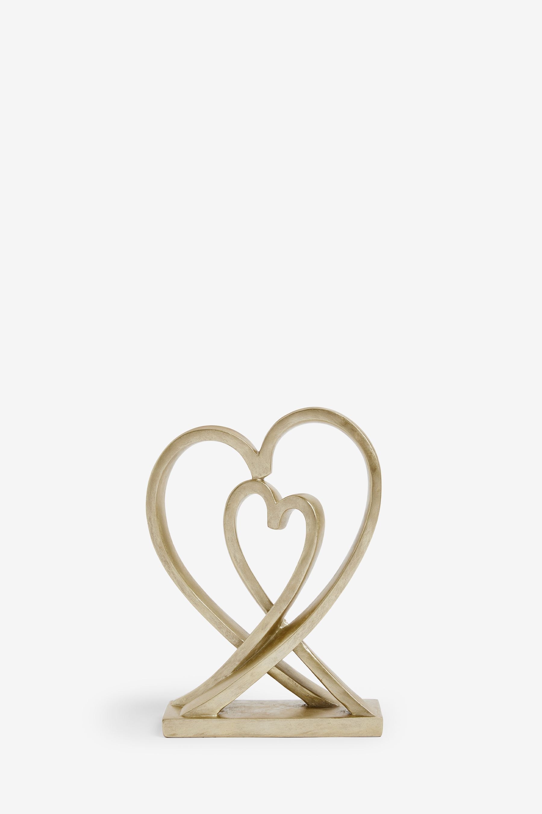 Gold heart online shop on sale