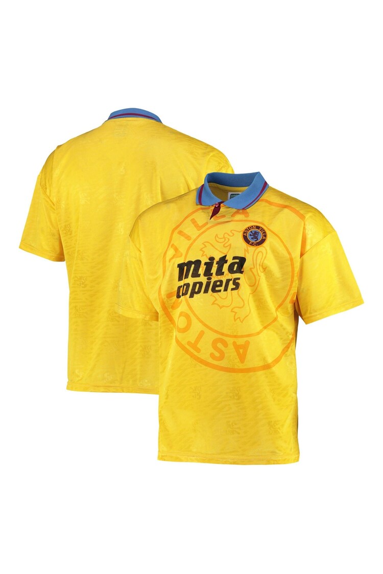 Fanatics Yellow Aston Villa 1990 Third Shirt - Image 1 of 3