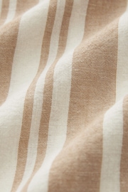 Stone Linen Blend Stripe Long Sleeve Shirt - Image 7 of 7