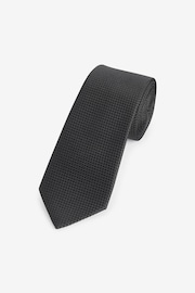 Black Textured Tie - Image 1 of 3