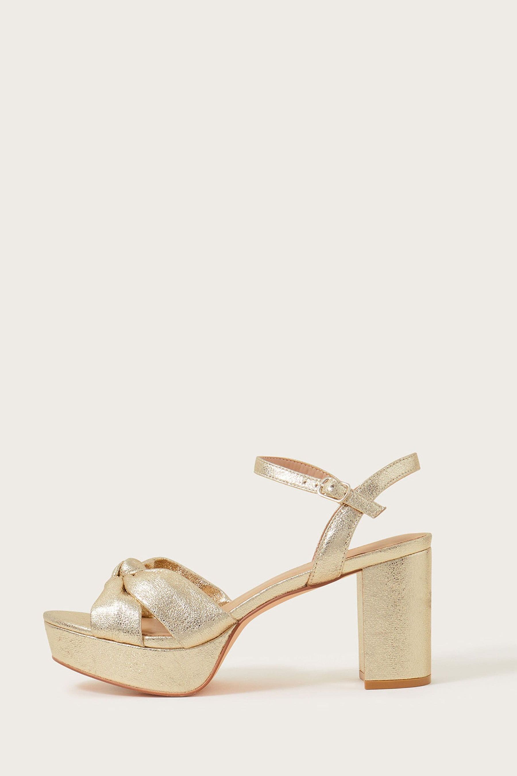 Gold knot heels cheap