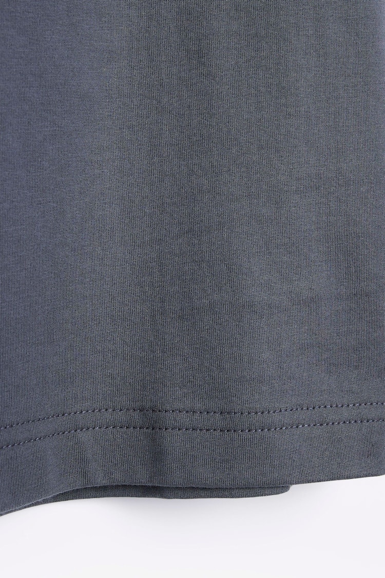 River Island Grey Slim Fit 100% Cotton T-Shirt - Image 4 of 4