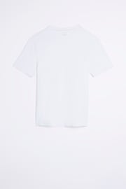 River Island White Muscle Fit T-Shirt - Image 4 of 4