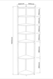 Natural Chalk Malvern Corner Shelf Unit - Image 5 of 5