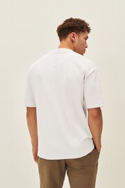 White Relaxed Fit Soft Touch Heavyweight T-Shirt - Image 3 of 7