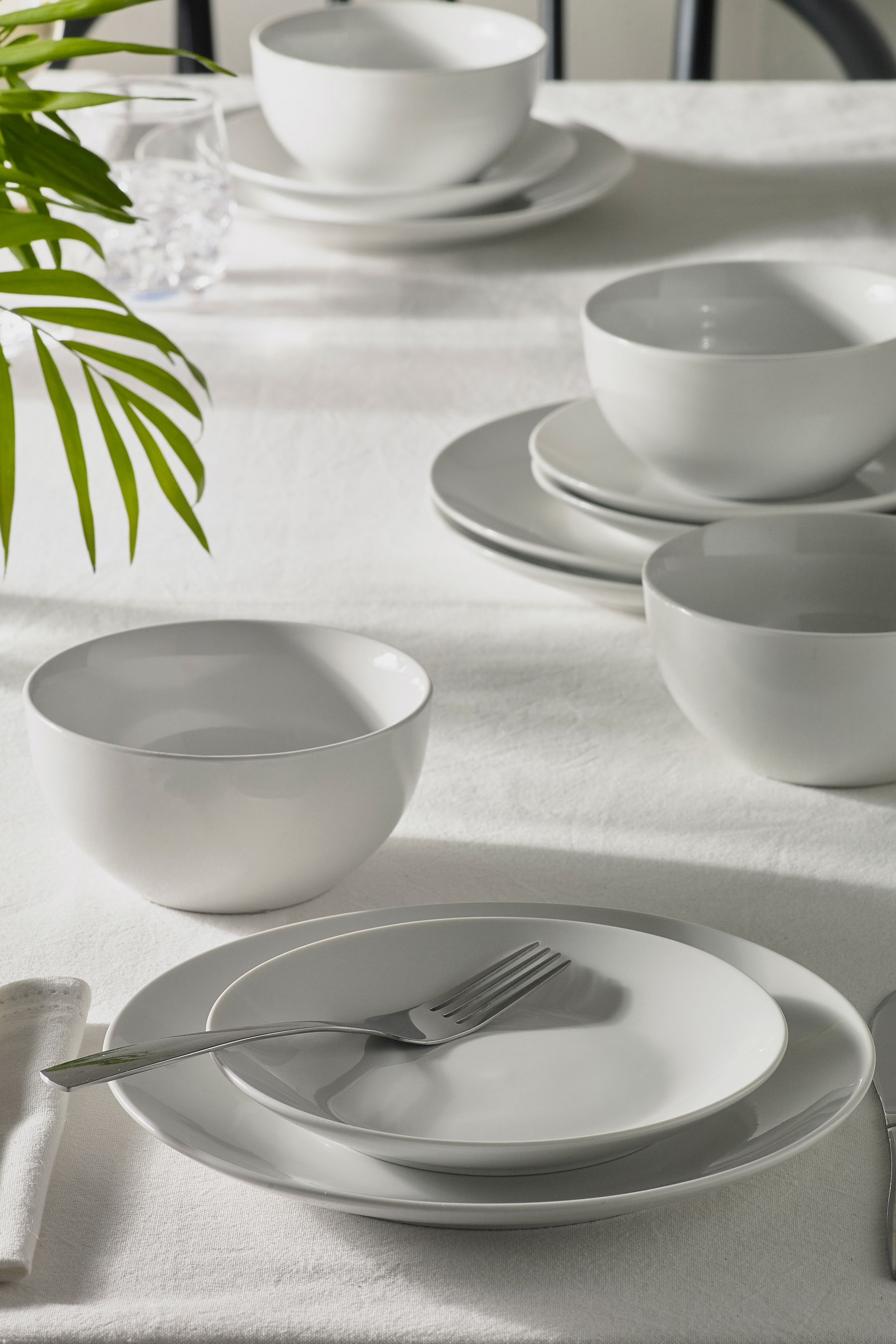 Buy White 12 Piece Nova Small Dinner Set from the Next UK online shop